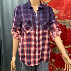 Red, White, and Blue Button Down
